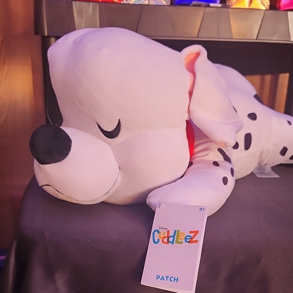 Disney Other - Disney Cuddleez Patch Plush with Black and Red Accents